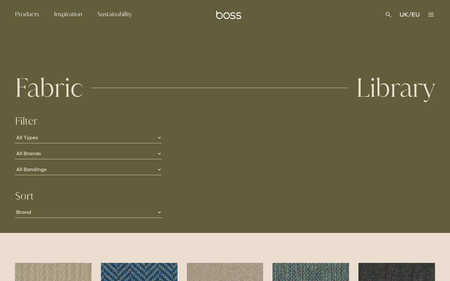 Boss Design website screenshot